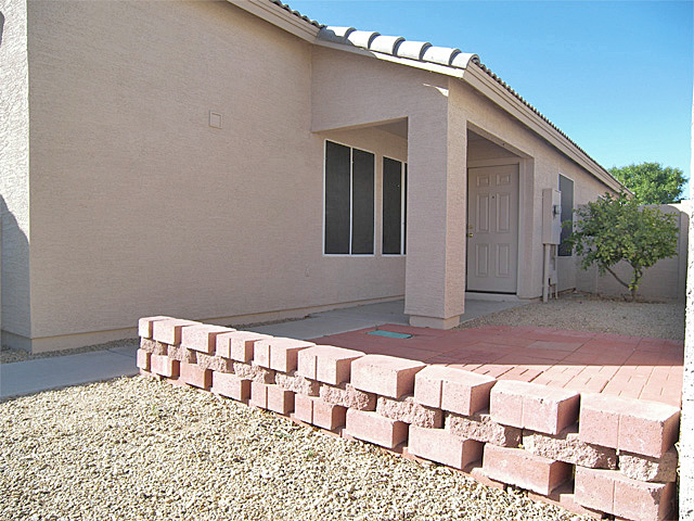 Comfortable front patio to enjoy your neighborhood from