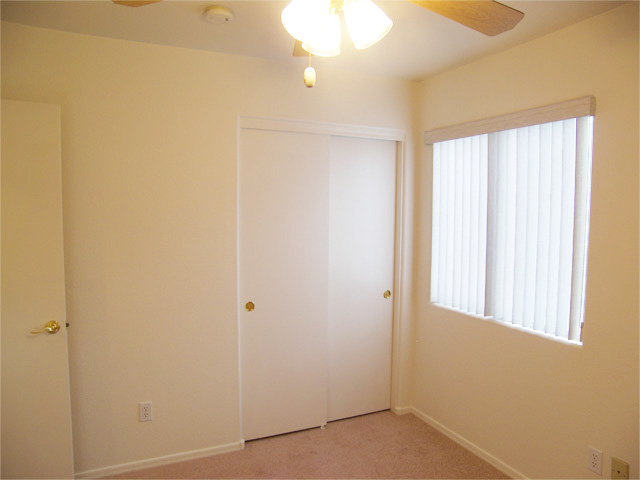 New carpet and ceiling fans in both guest rooms