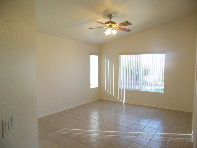 Tiled master bedroom