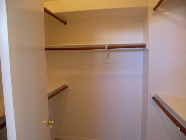 Master bedroom walk-in closet